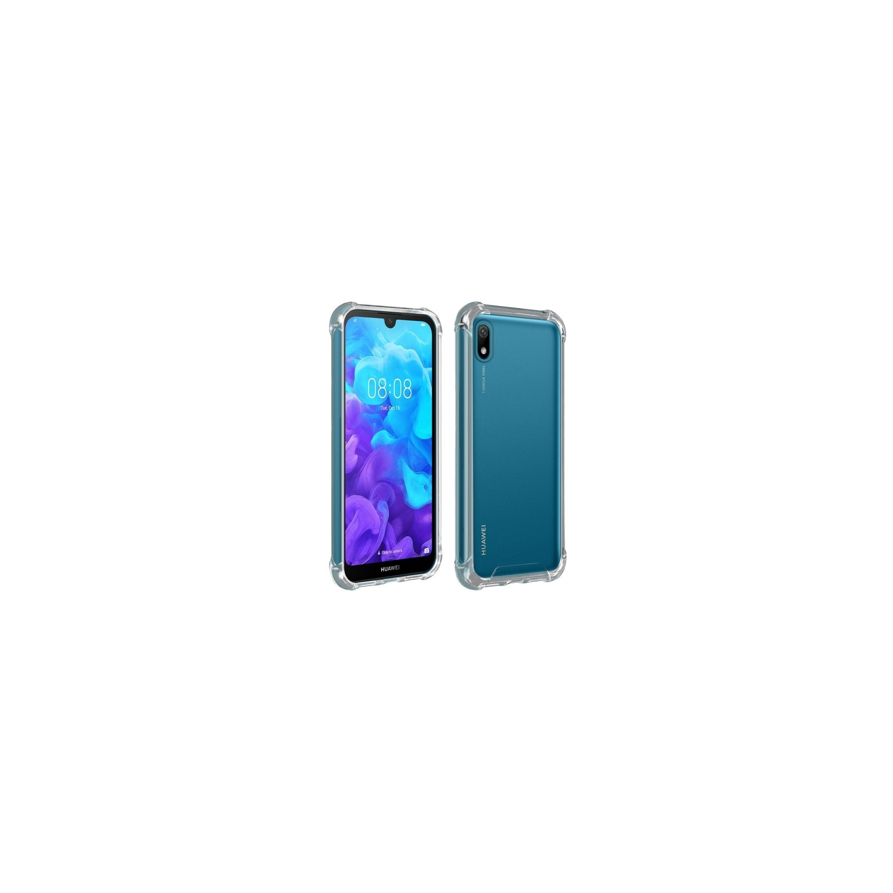 Funda Antigolpe Huawei Y5 2019 Gel Transparente con esquinas Reforzadas