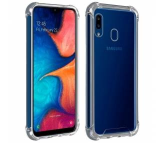 Funda Antigolpe Samsung Galaxy A20, A30 Gel Transparente con esquinas Reforzadas