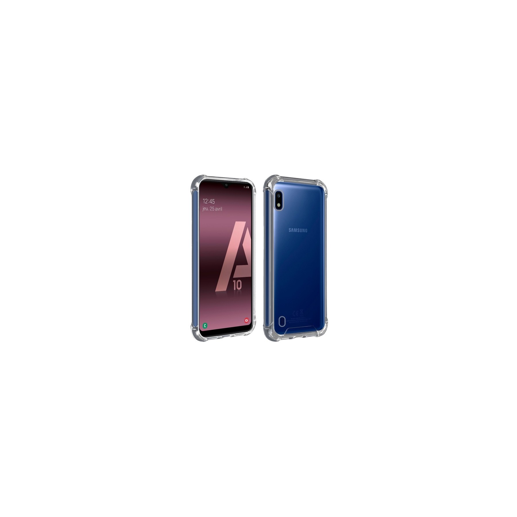 Funda Antigolpe Samsung Galaxy A10 Gel Transparente con esquinas Reforzadas
