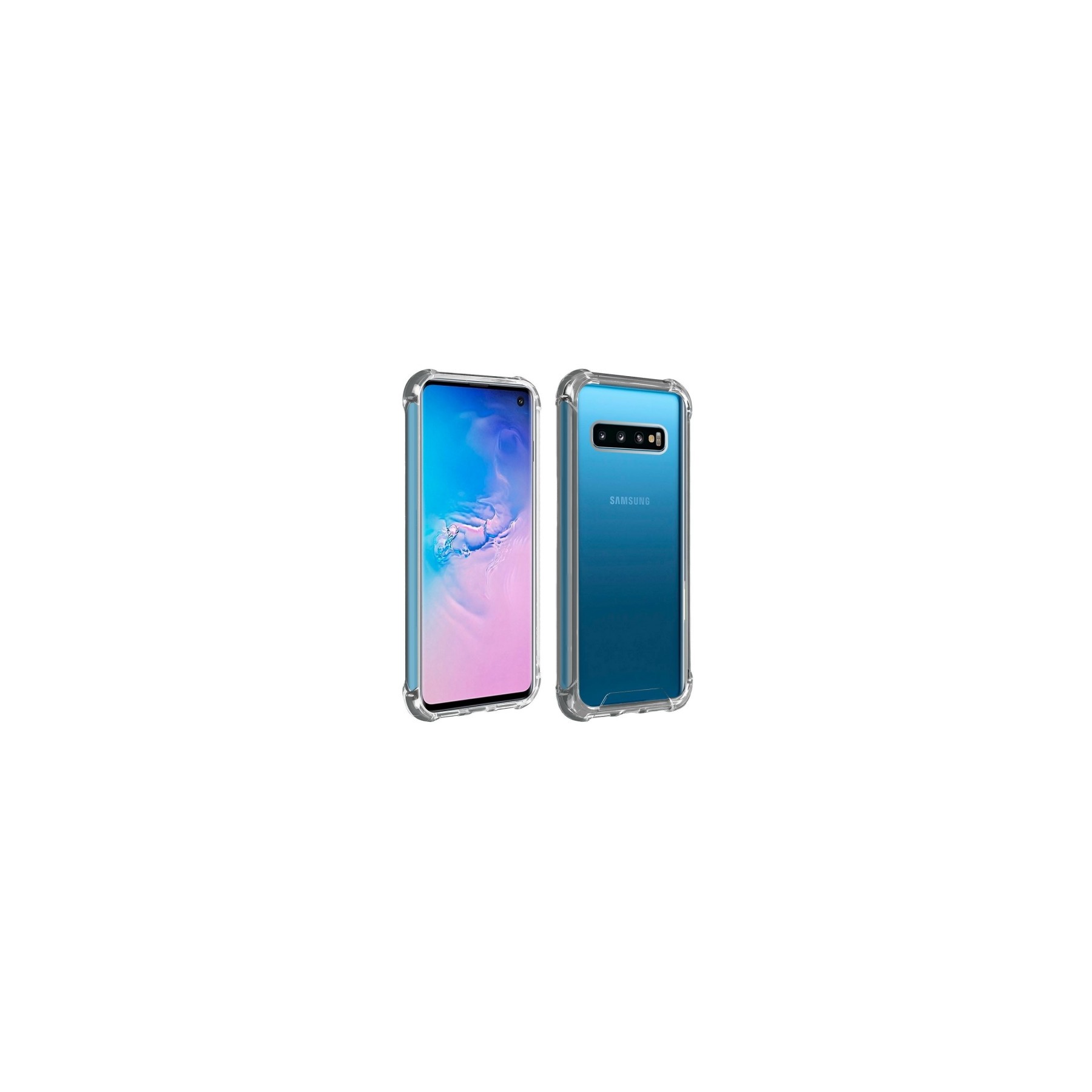 Funda Antigolpe Samsung Galaxy S10 Gel Transparente con esquinas Reforzadas
