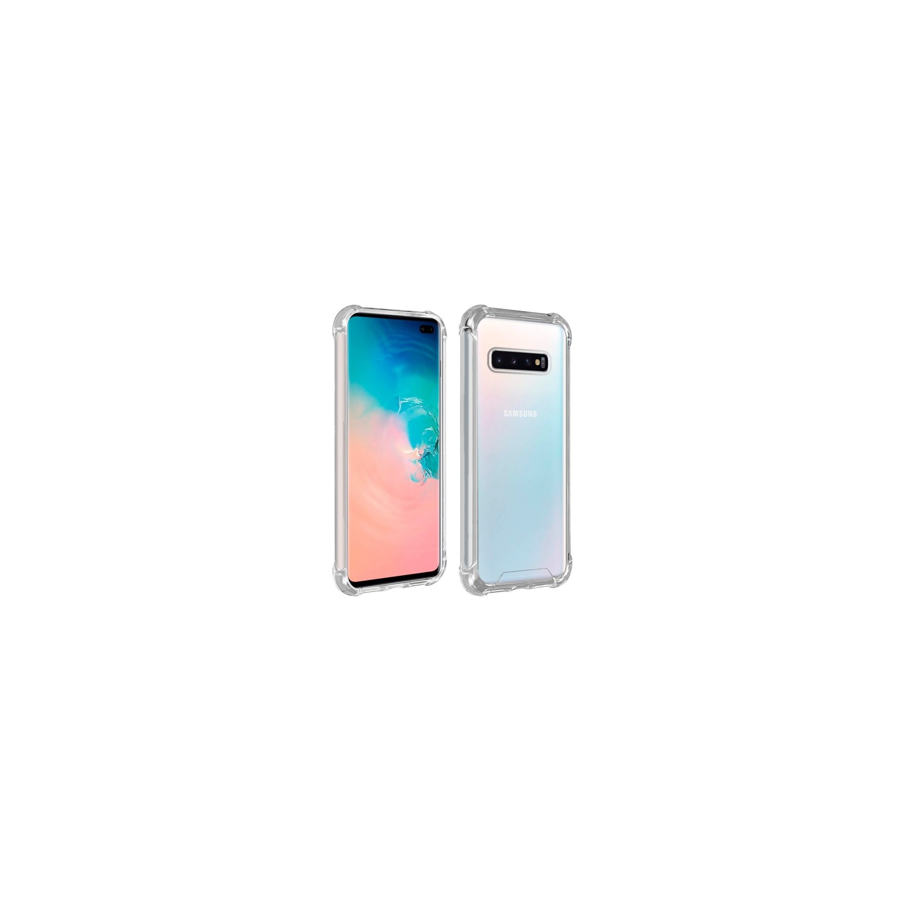 Funda Antigolpe Samsung Galaxy S10 Plus Gel Transparente con esquinas Reforzadas
