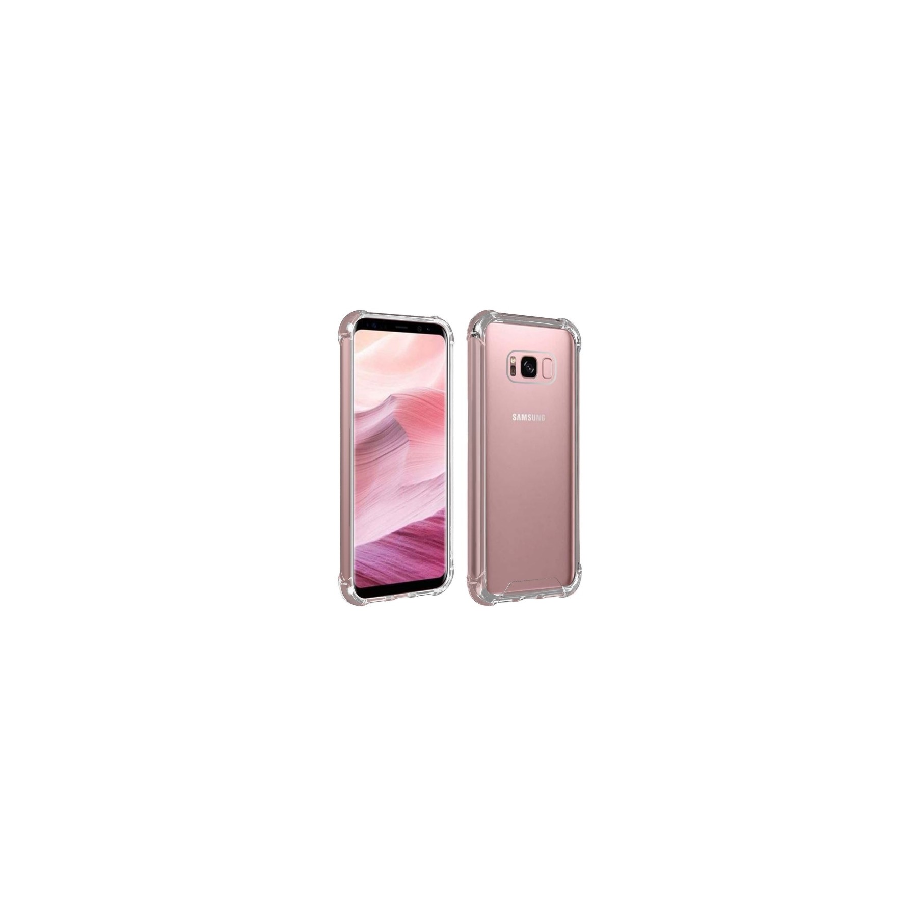 Funda Antigolpe Samsung Galaxy S8 Gel Transparente con esquinas Reforzadas