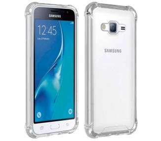 Funda Antigolpe Samsung Galaxy J3 2016 Gel Transparente con esquinas Reforzadas