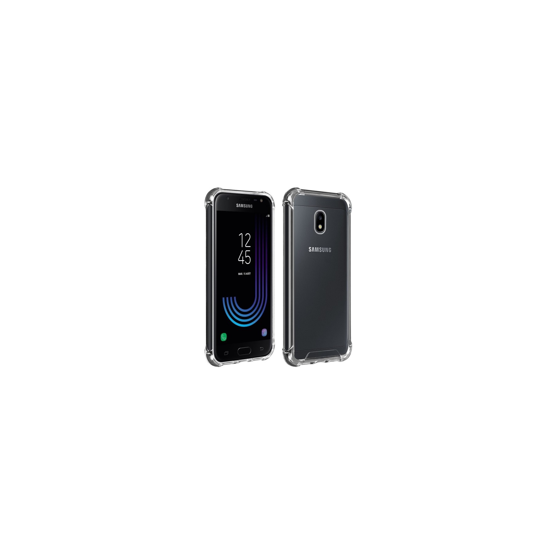 Funda Antigolpe Samsung Galaxy J3 2017 Gel Transparente con esquinas Reforzadas