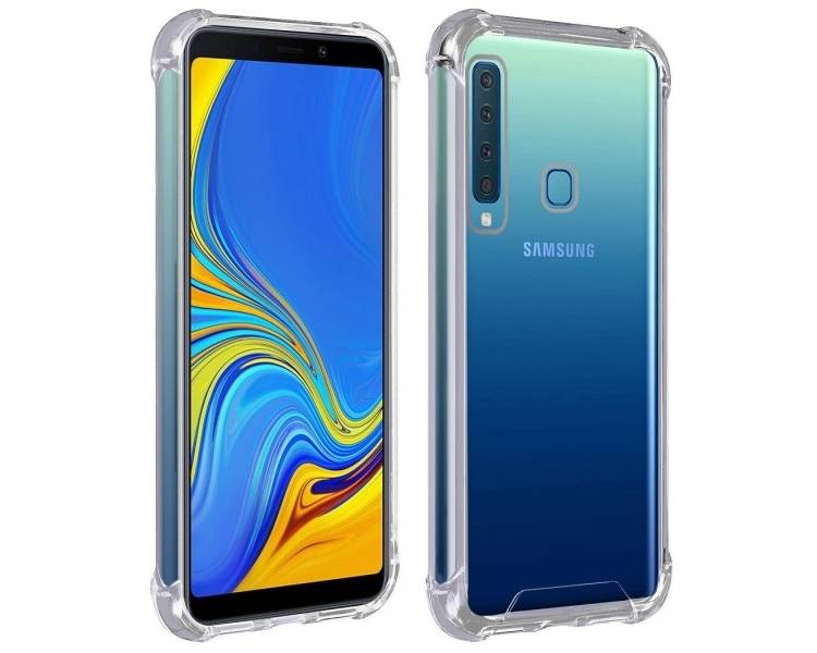 Funda Antigolpe Samsung Galaxy A9 2018 Gel Transparente con esquinas Reforzadas