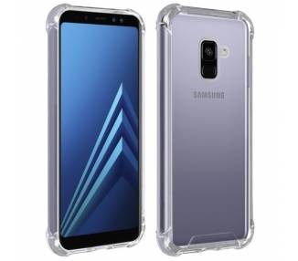 Funda Antigolpe Samsung Galaxy A8 2018 Gel Transparente con esquinas Reforzadas