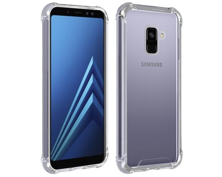 Funda Antigolpe Samsung Galaxy A8 2018 Gel Transparente con esquinas Reforzadas