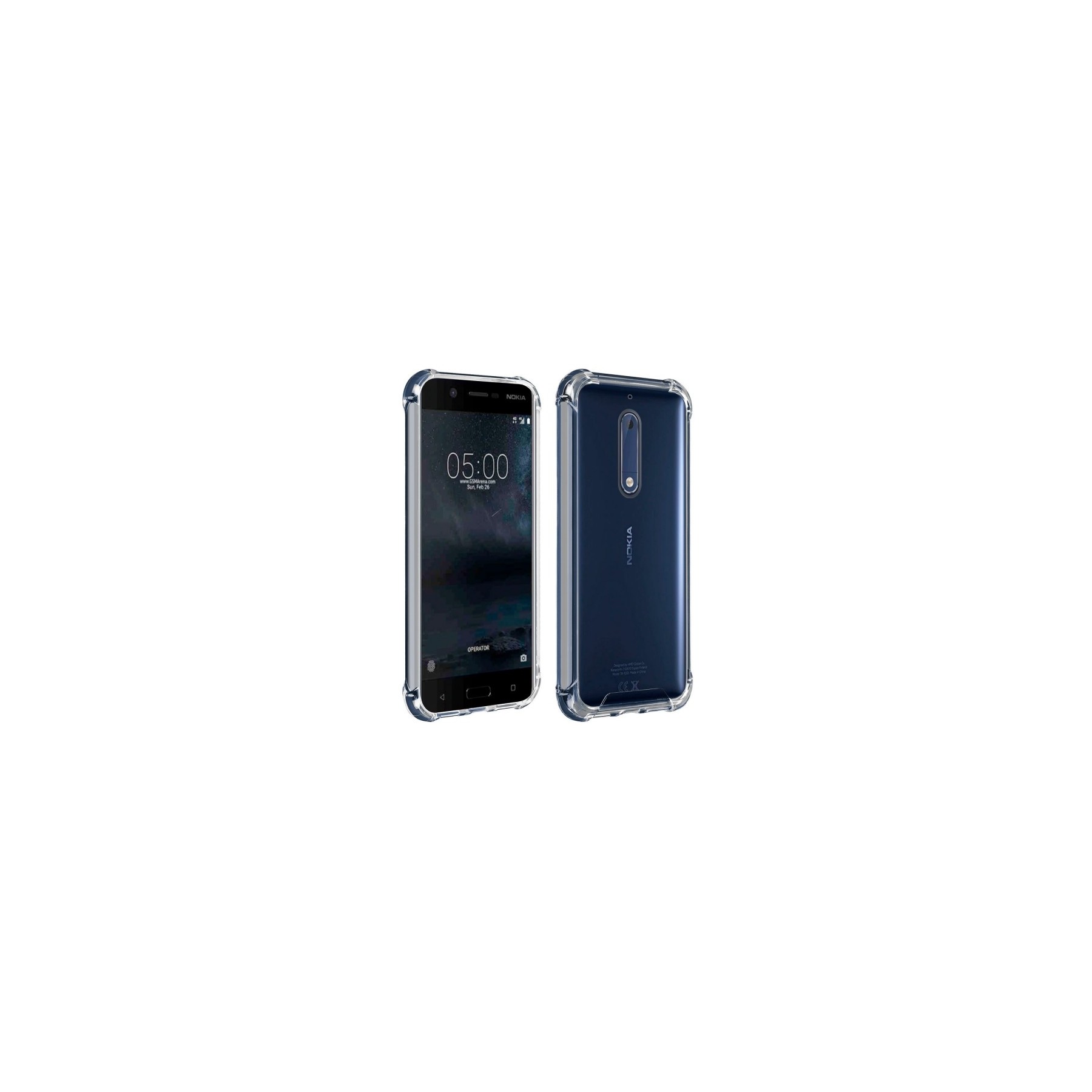 Funda Antigolpe Nokia 5 Gel Transparente con esquinas Reforzadas