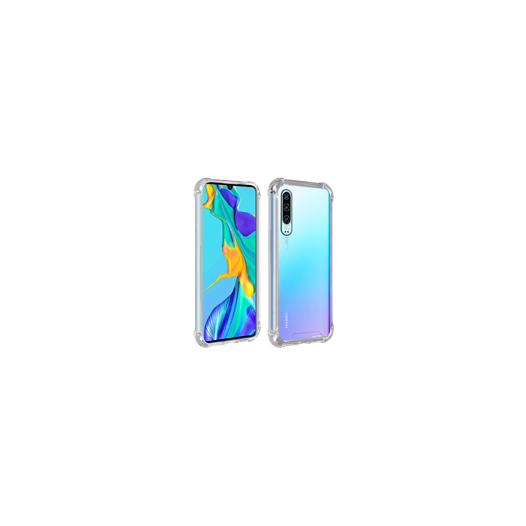 Funda Antigolpe Huawei P30 Gel Transparente con esquinas Reforzadas