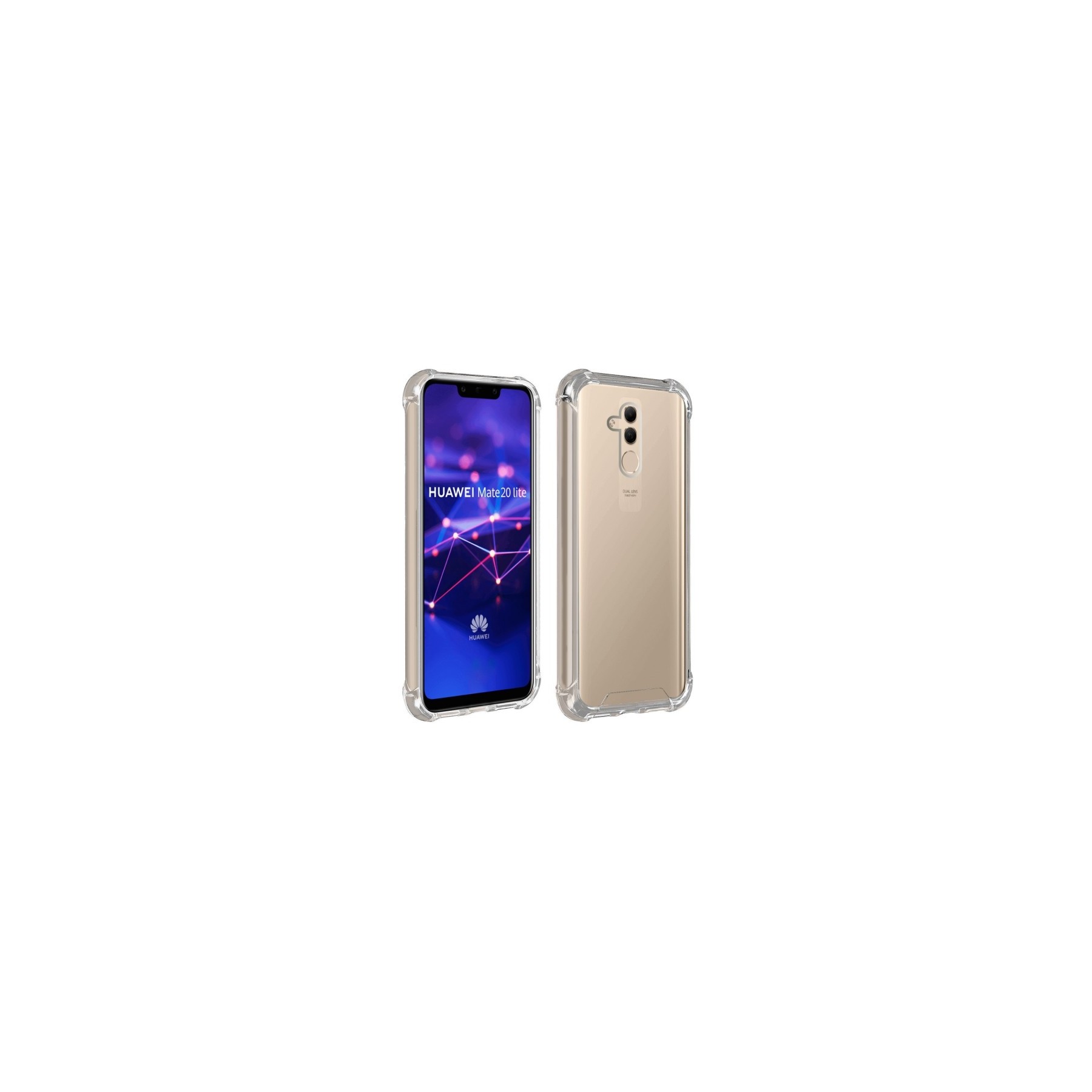 Funda Antigolpe Huawei Mate 20 Lite Gel Transparente con esquinas Reforzadas