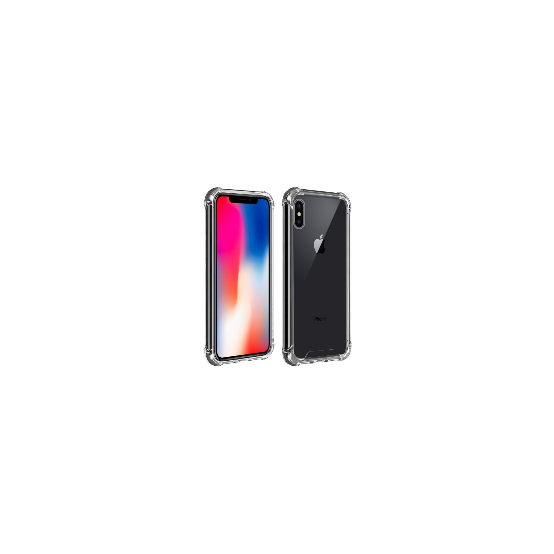 Funda Antigolpe iPhone X / Xs Gel Transparente con esquinas Reforzadas