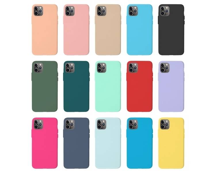 Funda Silicona Suave iPhone 11 Pro Max disponible en varios Colores