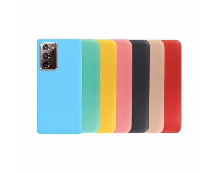 Funda Silicona Suave Samsung Galaxy Note 20 Ultra disponible en 7 Colores