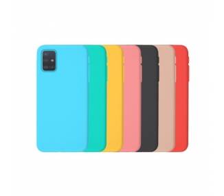 Funda Silicona Suave Samsung Galaxy A51-5G disponible en 7 Colores