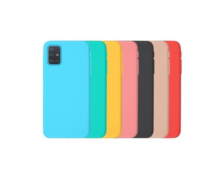 Funda Silicona Suave Samsung Galaxy A51-5G disponible en 7 Colores