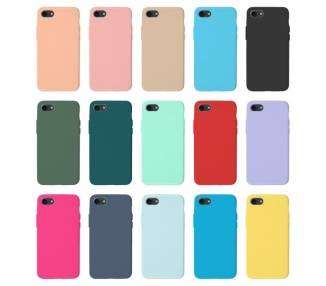 Funda Silicona Suave iPhone 7G/8G/SE 2020 disponible en varios Colores