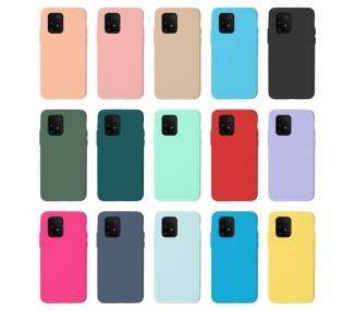 Funda Silicona Suave Samsung Galaxy A91 disponible en 9 Colores