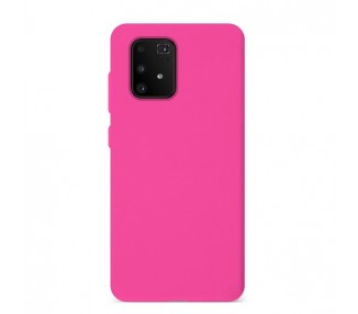 Funda Silicona Suave Samsung Galaxy A91 disponible en 9 Colores