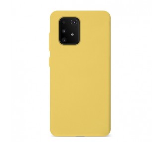 Funda Silicona Suave Samsung Galaxy A91 disponible en 9 Colores