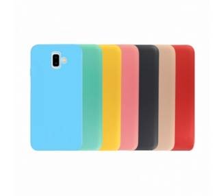 Funda Silicona Suave Samsung Galaxy J6 Plus disponible en 9 Colores