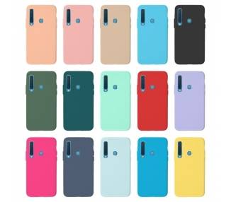 Funda Silicona Suave Samsung Galaxy A9 2018 disponible en 10 Colores