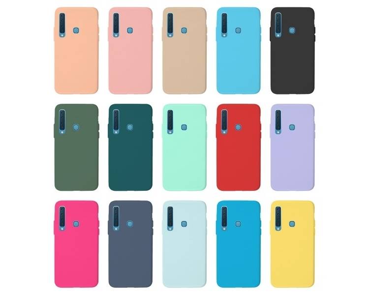 Funda Silicona Suave Samsung Galaxy A9 2018 disponible en 10 Colores