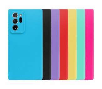 Funda Silicona Suave Samsung Note 20 Ultra con Camara 3D - 7 Colores