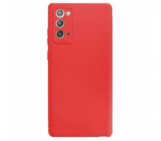 Funda Silicona Suave Samsung Note 20 con Camara 3D - 7 Colores