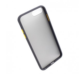 Funda Gel Samsung Galaxy M30S/M21 Smoked con borde de color