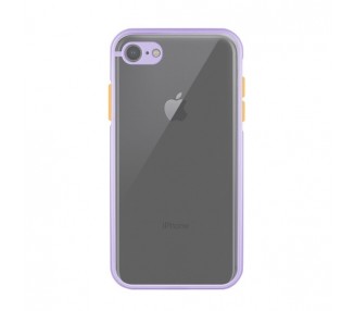 Funda Gel iPhone 7/8/SE Smoked con borde de silicona