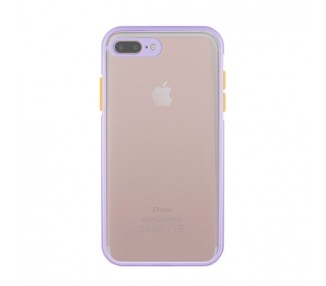 Funda Gel iPhone 7Plus/8Plus Smoked con borde de silicona