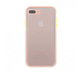 Funda Gel iPhone 7Plus/8Plus Smoked con borde de silicona