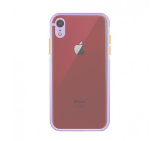 Funda Gel iPhone Xr Smoked con borde de silicona