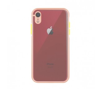 Funda Gel iPhone Xr Smoked con borde de silicona