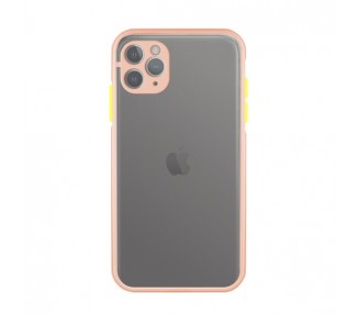 Funda Gel iPhone 11 Pro Max Smoked con borde de silicona
