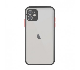 Funda Gel iPhone 11 Smoked con borde de silicona