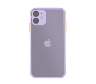 Funda Gel iPhone 12 Mini Smoked con borde de silicona