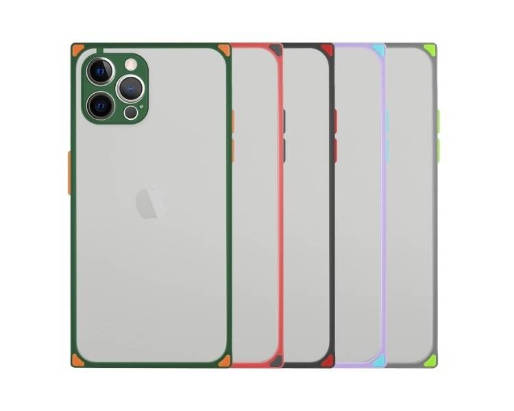Funda Cubik iPhone 12 Pro Max con borde de color