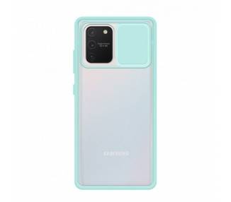 Funda Gel Samsung Galaxy S10 Lite/A91 con cámara Cubierta Deslizante
