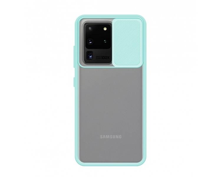 Funda Gel Samsung Galaxy S20 Ultra con cámara Cubierta Deslizante