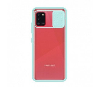 Funda Gel Samsung Galaxy A31 con cámara Cubierta Deslizante