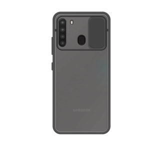 Funda Gel Samsung Galaxy A21 con cámara Cubierta Deslizante