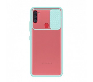 Funda Gel Samsung Galaxy A11 con cámara Cubierta Deslizante