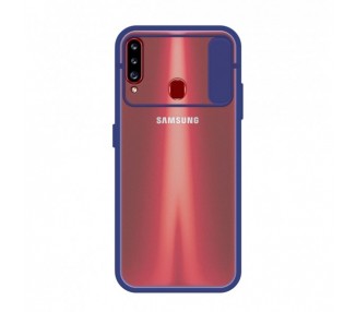 Funda Gel Samsung Galaxy A20S con cámara Cubierta Deslizante