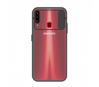 Funda Gel Samsung Galaxy A20S con cámara Cubierta Deslizante