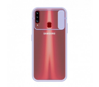 Funda Gel Samsung Galaxy A20S con cámara Cubierta Deslizante