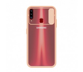 Funda Gel Samsung Galaxy A20S con cámara Cubierta Deslizante