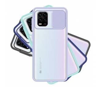 Funda Gel Xiaomi Mi 10 Lite con cámara Cubierta Deslizante