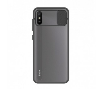 Funda Gel Xiaomi Redmi 9A con cámara Cubierta Deslizante