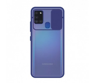 Funda Gel Samsung Galaxy A21S con cámara Cubierta Deslizante